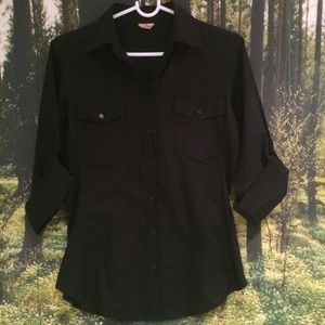 Black Button Down Shirt